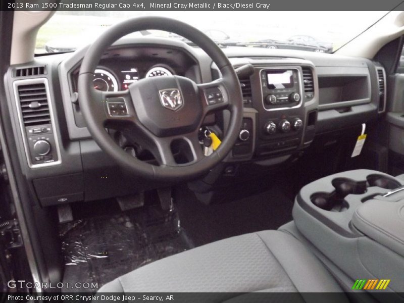 Black/Diesel Gray Interior - 2013 1500 Tradesman Regular Cab 4x4 