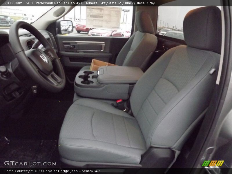  2013 1500 Tradesman Regular Cab 4x4 Black/Diesel Gray Interior