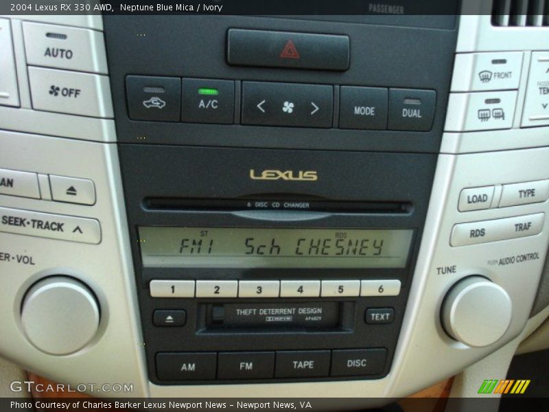 Neptune Blue Mica / Ivory 2004 Lexus RX 330 AWD