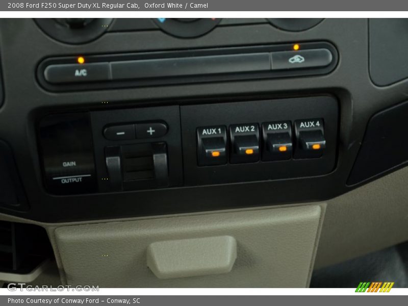 Controls of 2008 F250 Super Duty XL Regular Cab
