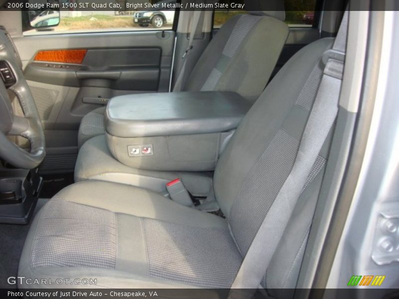 Bright Silver Metallic / Medium Slate Gray 2006 Dodge Ram 1500 SLT Quad Cab