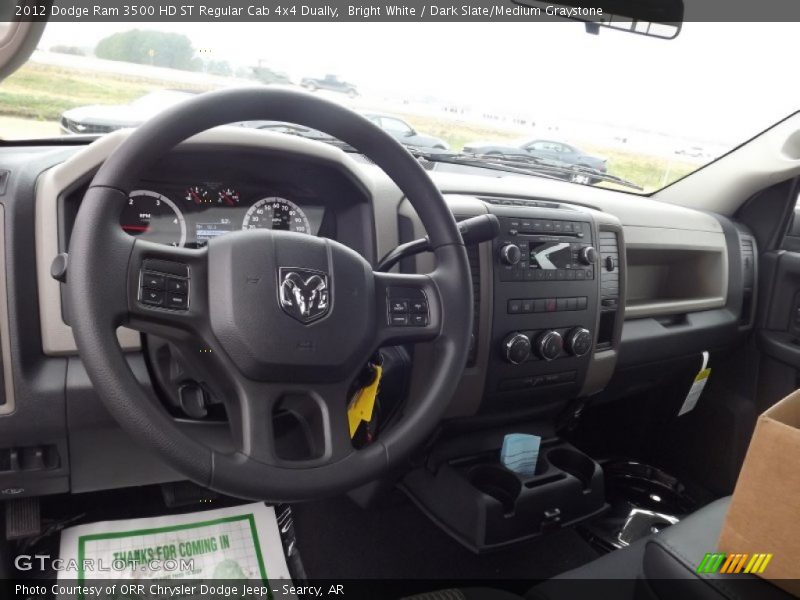 Dashboard of 2012 Ram 3500 HD ST Regular Cab 4x4 Dually