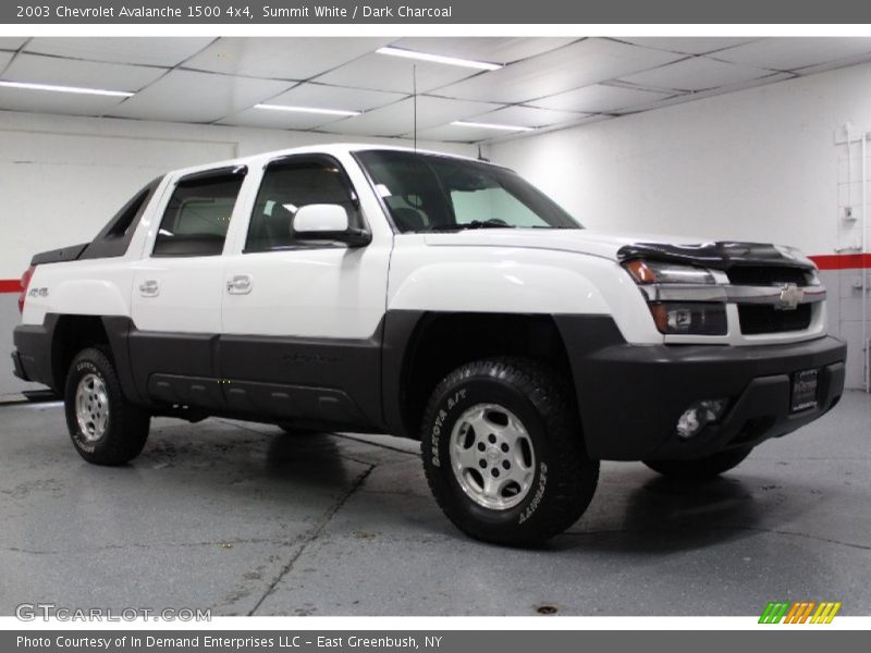 Summit White / Dark Charcoal 2003 Chevrolet Avalanche 1500 4x4