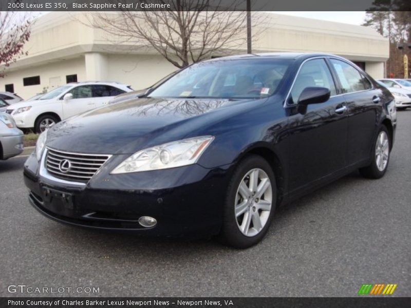 Black Sapphire Pearl / Cashmere 2008 Lexus ES 350