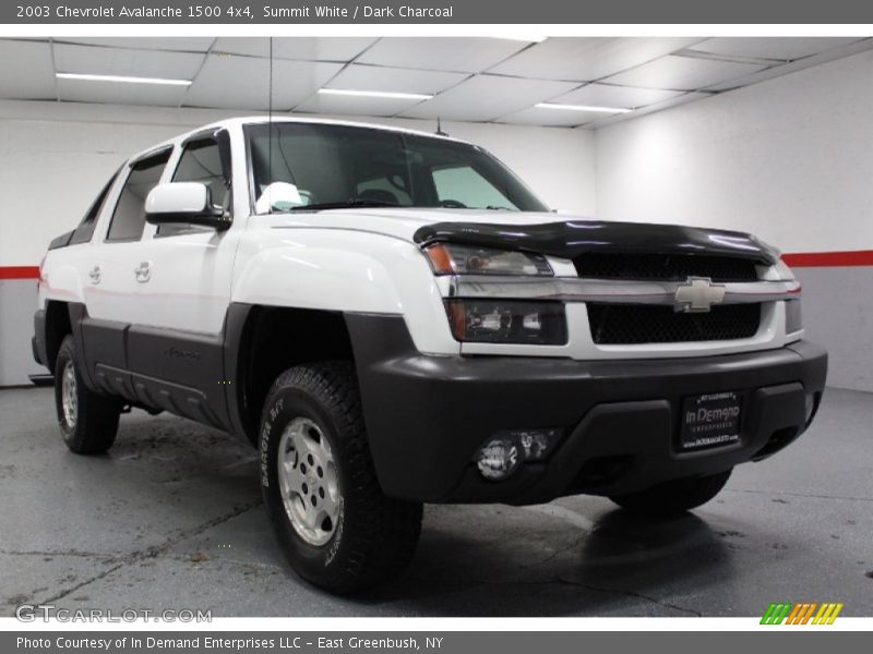 Summit White / Dark Charcoal 2003 Chevrolet Avalanche 1500 4x4