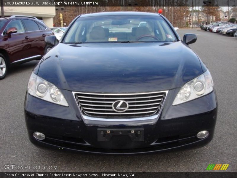 Black Sapphire Pearl / Cashmere 2008 Lexus ES 350