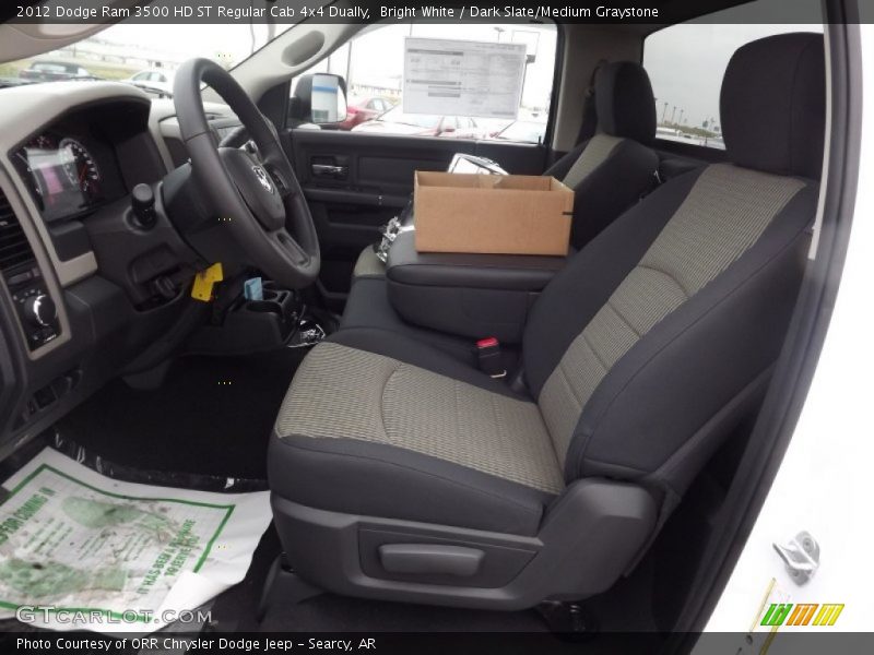  2012 Ram 3500 HD ST Regular Cab 4x4 Dually Dark Slate/Medium Graystone Interior