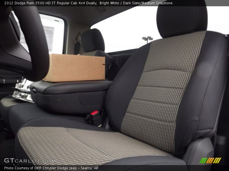 Bright White / Dark Slate/Medium Graystone 2012 Dodge Ram 3500 HD ST Regular Cab 4x4 Dually
