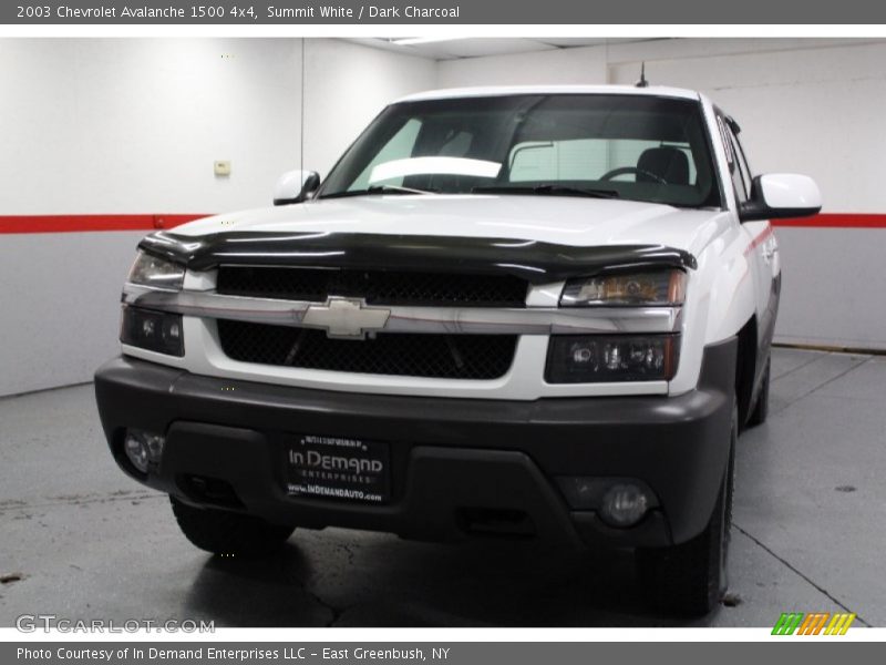 Summit White / Dark Charcoal 2003 Chevrolet Avalanche 1500 4x4