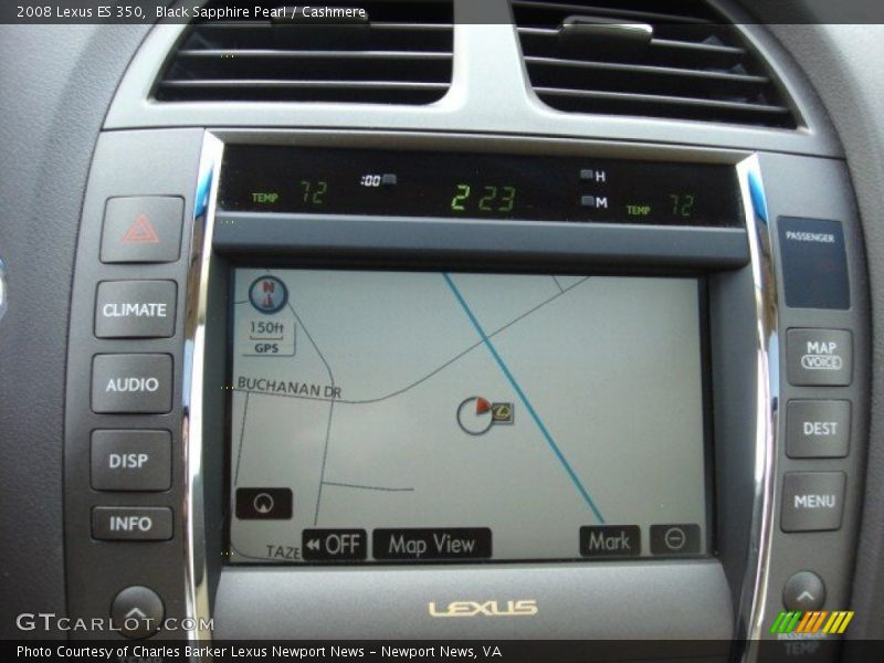 Black Sapphire Pearl / Cashmere 2008 Lexus ES 350