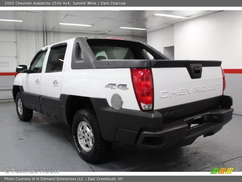 Summit White / Dark Charcoal 2003 Chevrolet Avalanche 1500 4x4