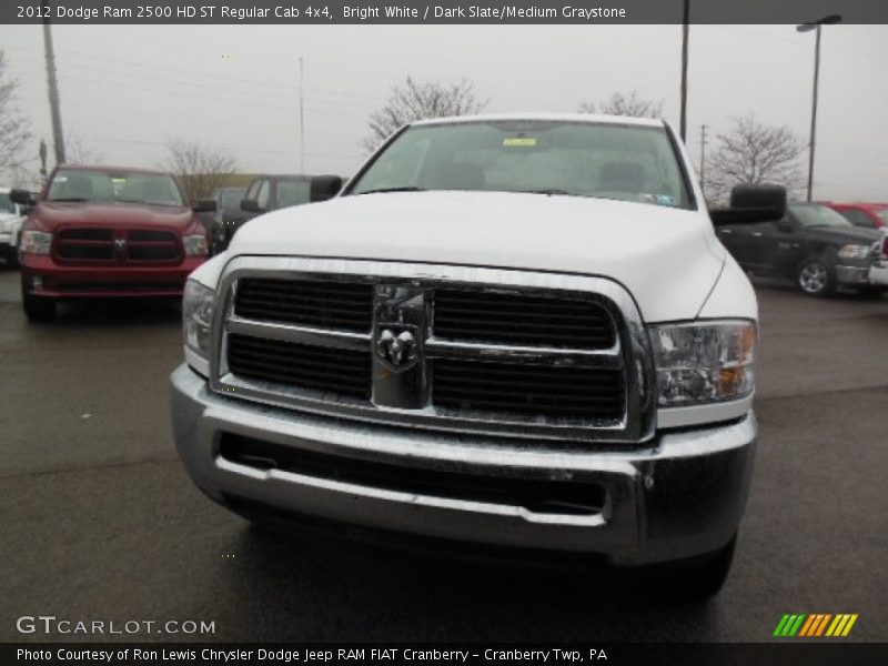 Bright White / Dark Slate/Medium Graystone 2012 Dodge Ram 2500 HD ST Regular Cab 4x4