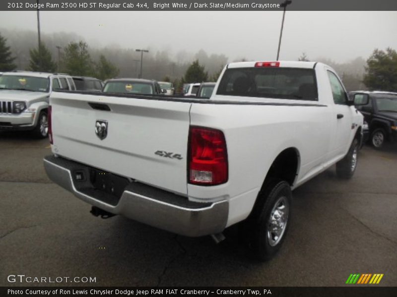 Bright White / Dark Slate/Medium Graystone 2012 Dodge Ram 2500 HD ST Regular Cab 4x4