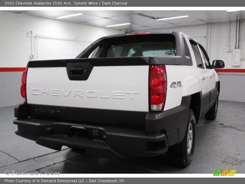 Summit White / Dark Charcoal 2003 Chevrolet Avalanche 1500 4x4