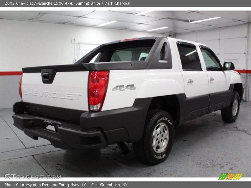 Summit White / Dark Charcoal 2003 Chevrolet Avalanche 1500 4x4