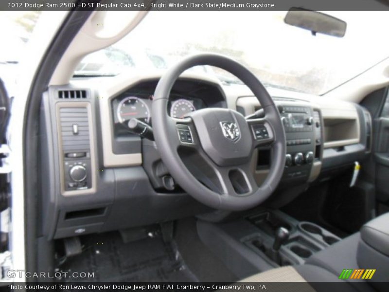 Bright White / Dark Slate/Medium Graystone 2012 Dodge Ram 2500 HD ST Regular Cab 4x4