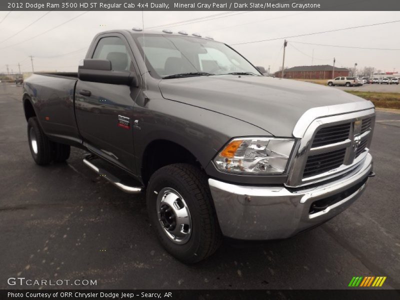 Mineral Gray Pearl / Dark Slate/Medium Graystone 2012 Dodge Ram 3500 HD ST Regular Cab 4x4 Dually