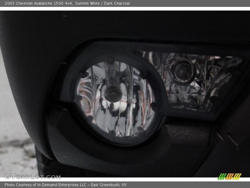 Summit White / Dark Charcoal 2003 Chevrolet Avalanche 1500 4x4