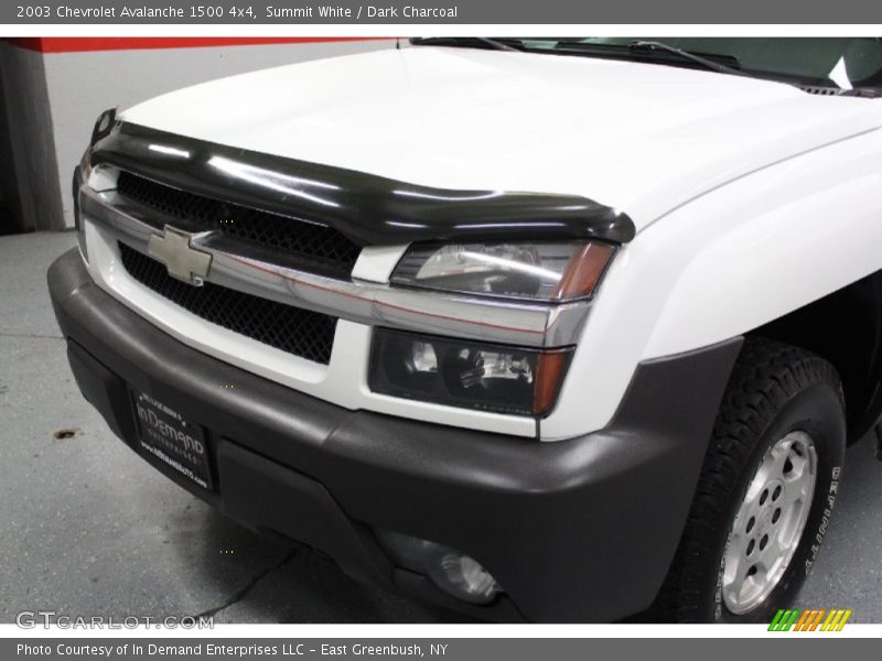 Summit White / Dark Charcoal 2003 Chevrolet Avalanche 1500 4x4