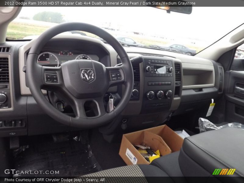 Mineral Gray Pearl / Dark Slate/Medium Graystone 2012 Dodge Ram 3500 HD ST Regular Cab 4x4 Dually