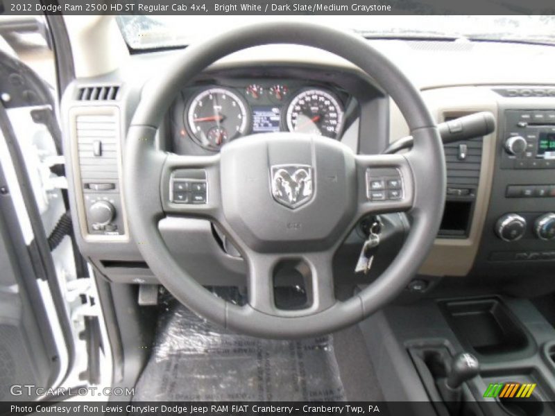 Bright White / Dark Slate/Medium Graystone 2012 Dodge Ram 2500 HD ST Regular Cab 4x4