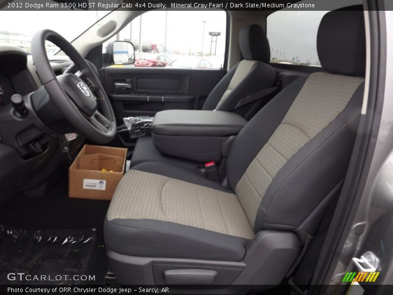 Mineral Gray Pearl / Dark Slate/Medium Graystone 2012 Dodge Ram 3500 HD ST Regular Cab 4x4 Dually