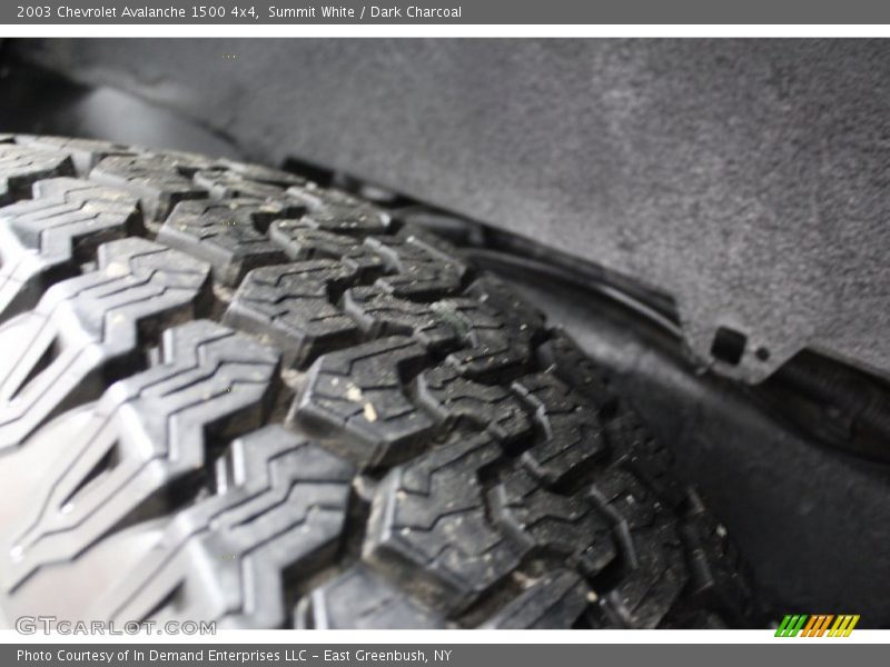 Summit White / Dark Charcoal 2003 Chevrolet Avalanche 1500 4x4