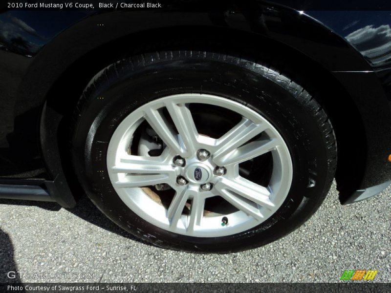 Black / Charcoal Black 2010 Ford Mustang V6 Coupe