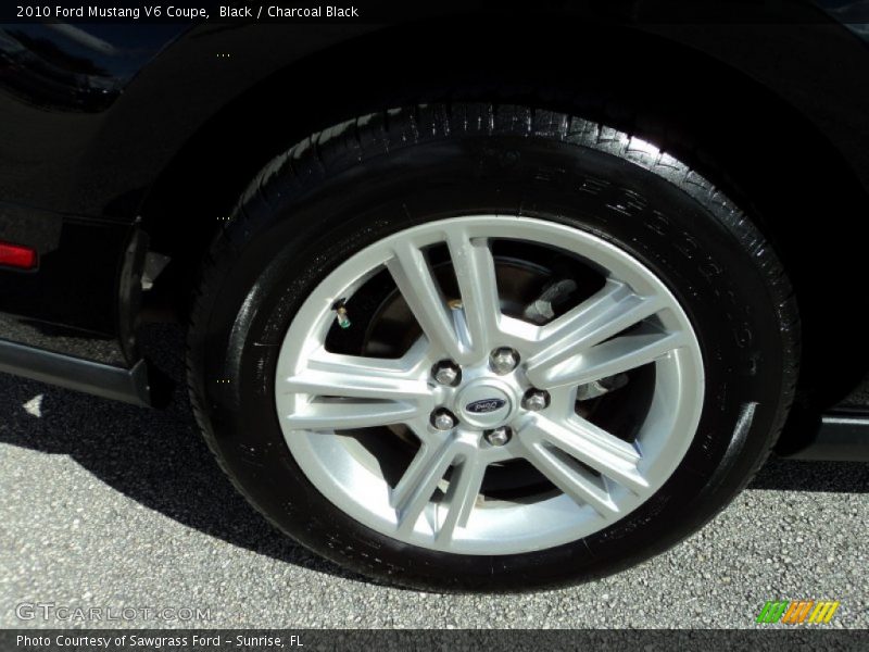 Black / Charcoal Black 2010 Ford Mustang V6 Coupe