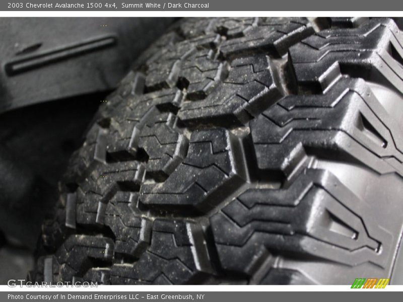 Summit White / Dark Charcoal 2003 Chevrolet Avalanche 1500 4x4