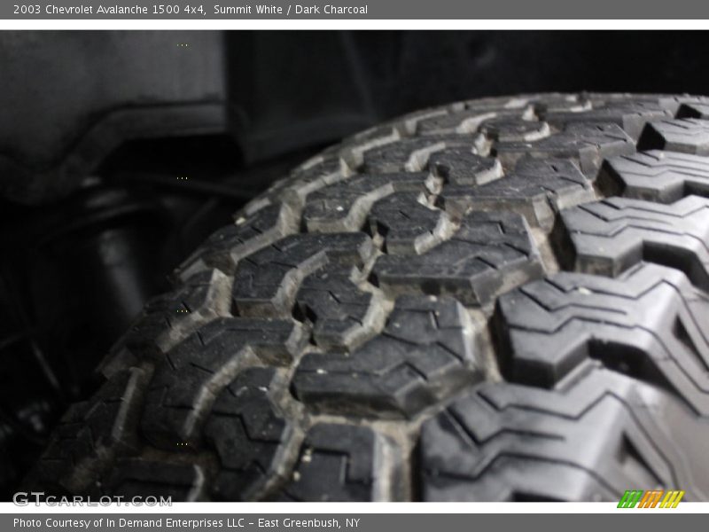 Summit White / Dark Charcoal 2003 Chevrolet Avalanche 1500 4x4