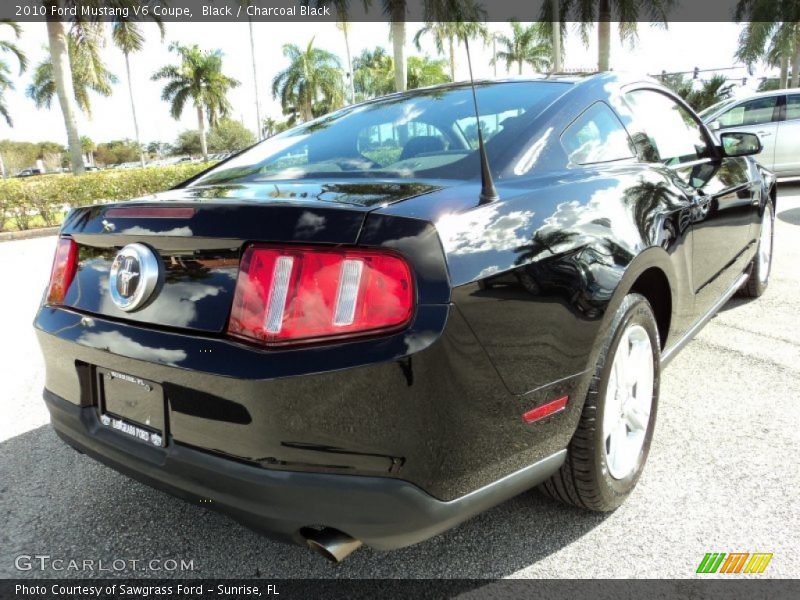 Black / Charcoal Black 2010 Ford Mustang V6 Coupe