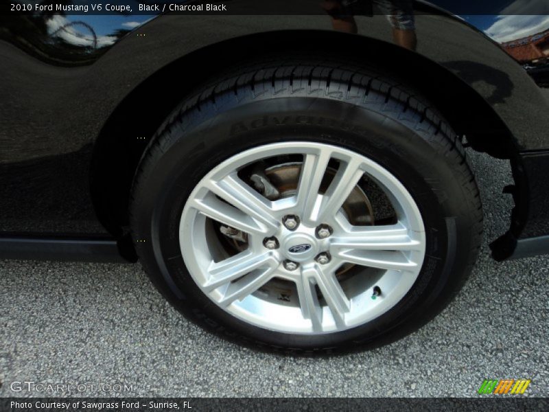 Black / Charcoal Black 2010 Ford Mustang V6 Coupe