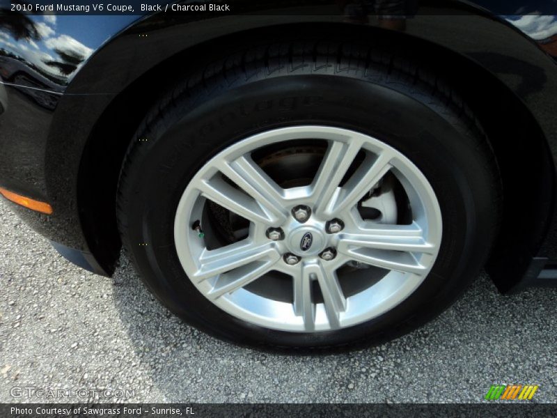 Black / Charcoal Black 2010 Ford Mustang V6 Coupe