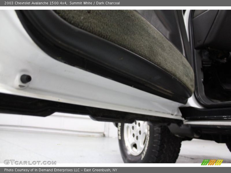 Summit White / Dark Charcoal 2003 Chevrolet Avalanche 1500 4x4