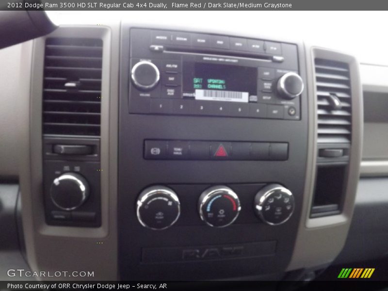 Flame Red / Dark Slate/Medium Graystone 2012 Dodge Ram 3500 HD SLT Regular Cab 4x4 Dually
