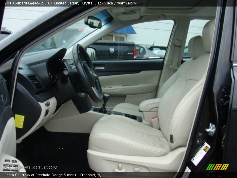  2010 Legacy 2.5 GT Limited Sedan Warm Ivory Interior
