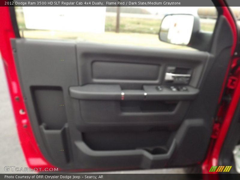 Flame Red / Dark Slate/Medium Graystone 2012 Dodge Ram 3500 HD SLT Regular Cab 4x4 Dually