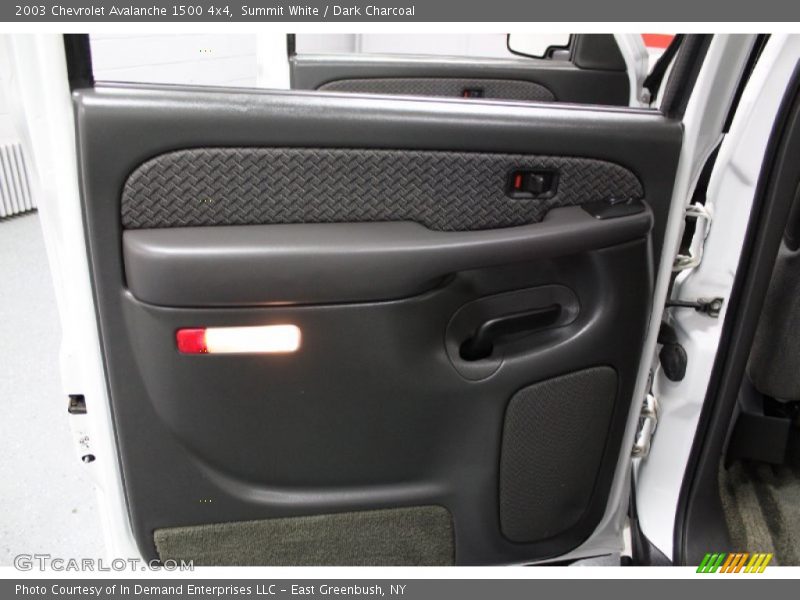Summit White / Dark Charcoal 2003 Chevrolet Avalanche 1500 4x4
