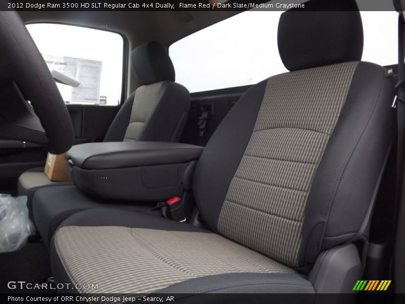 Flame Red / Dark Slate/Medium Graystone 2012 Dodge Ram 3500 HD SLT Regular Cab 4x4 Dually