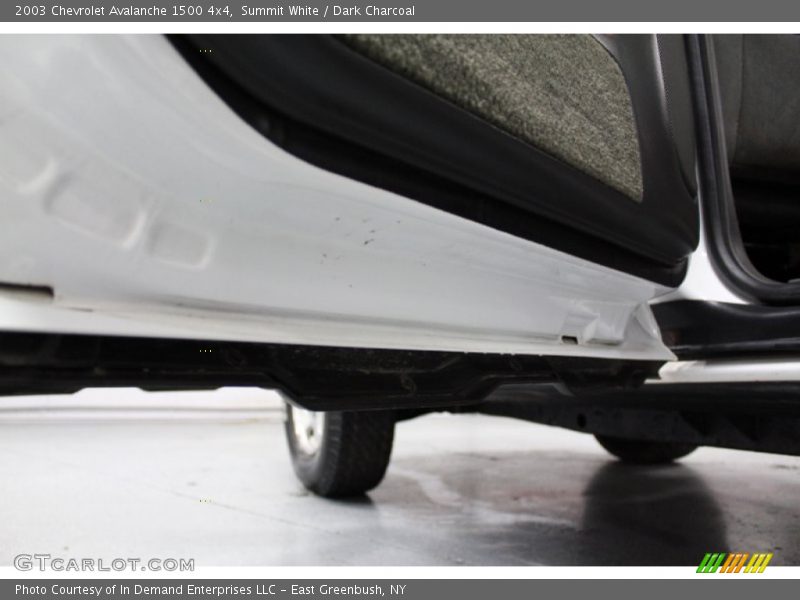 Summit White / Dark Charcoal 2003 Chevrolet Avalanche 1500 4x4