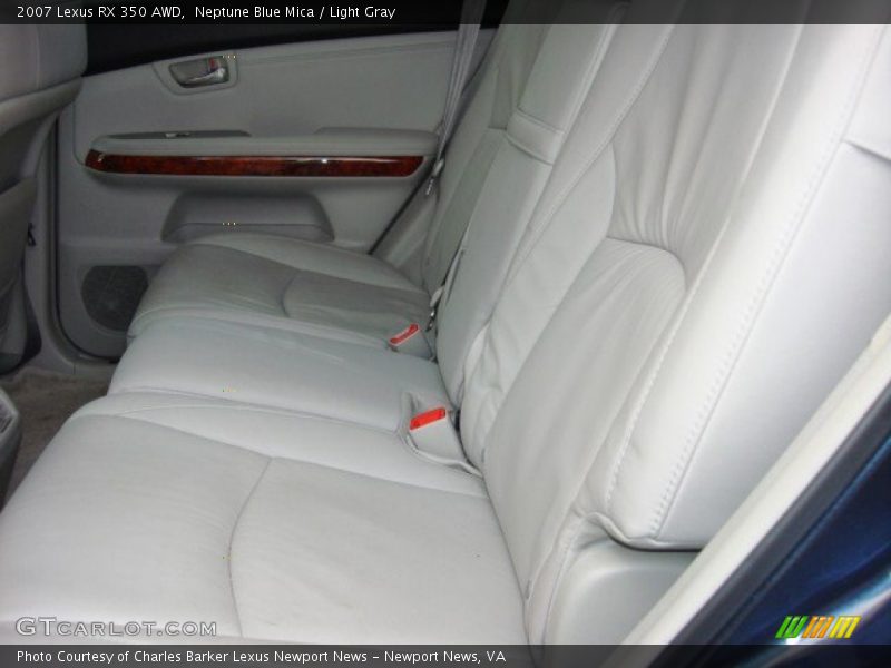 Neptune Blue Mica / Light Gray 2007 Lexus RX 350 AWD