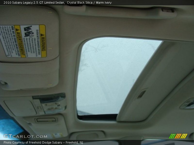 Crystal Black Silica / Warm Ivory 2010 Subaru Legacy 2.5 GT Limited Sedan