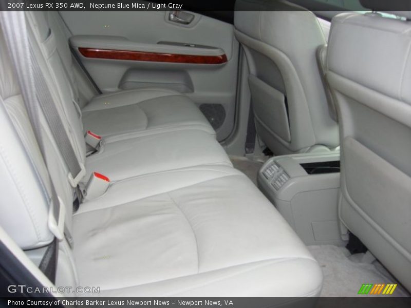 Neptune Blue Mica / Light Gray 2007 Lexus RX 350 AWD