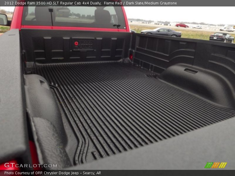 Flame Red / Dark Slate/Medium Graystone 2012 Dodge Ram 3500 HD SLT Regular Cab 4x4 Dually