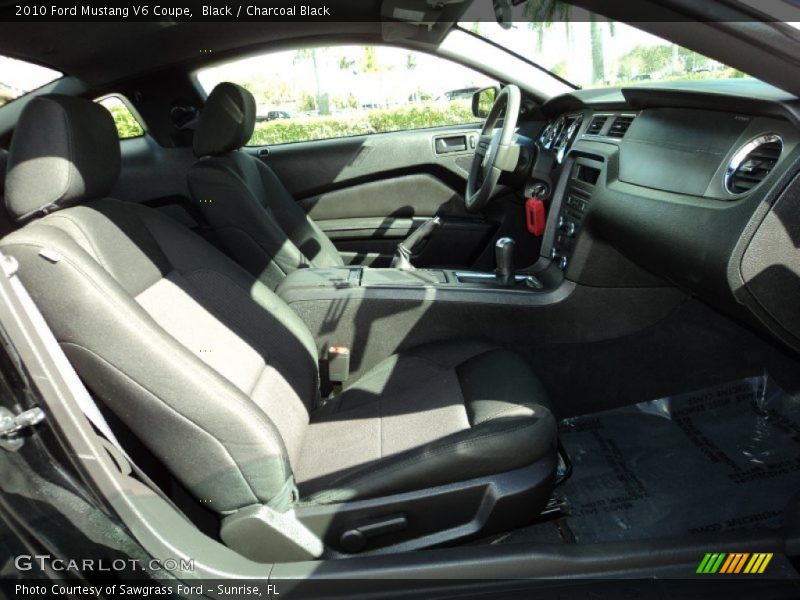 Black / Charcoal Black 2010 Ford Mustang V6 Coupe