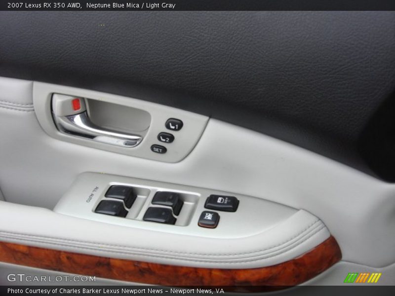 Controls of 2007 RX 350 AWD