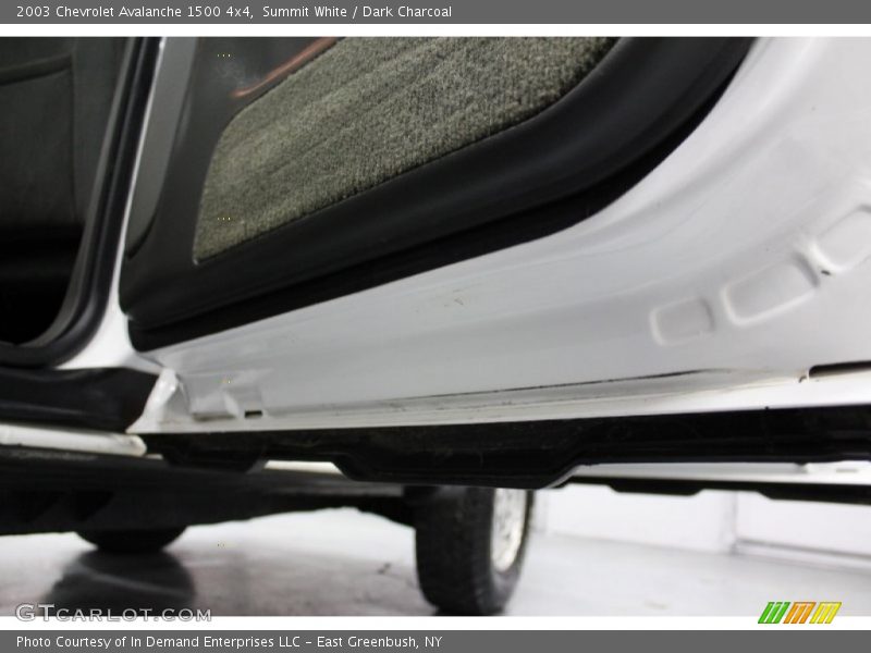 Summit White / Dark Charcoal 2003 Chevrolet Avalanche 1500 4x4