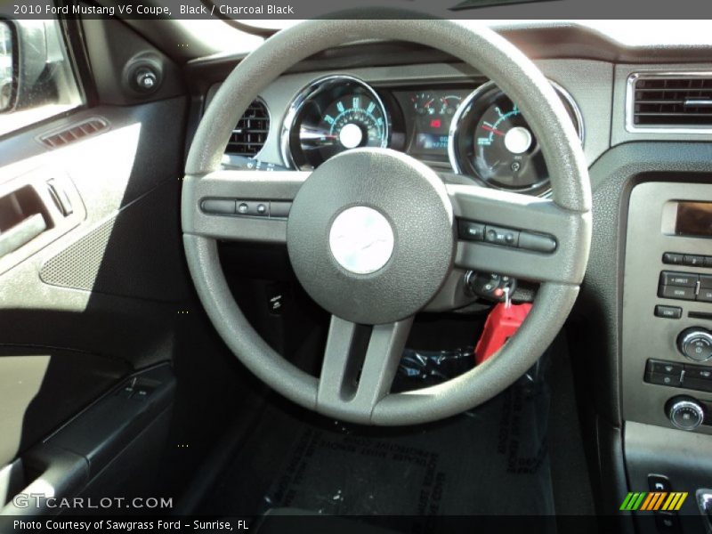 Black / Charcoal Black 2010 Ford Mustang V6 Coupe