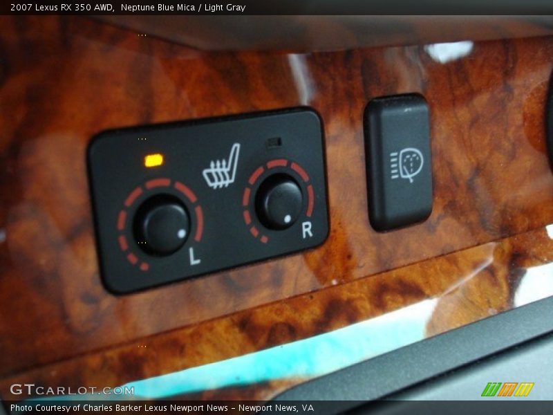 Controls of 2007 RX 350 AWD